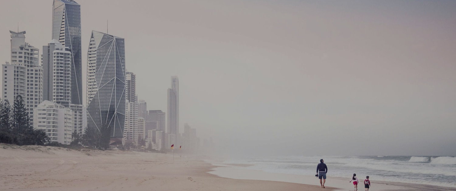Family on the beach of Gold Coast by Precision Bookkeeping and HR